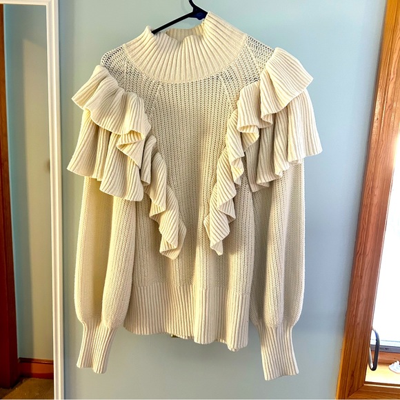 Prologue Sweaters - Lovely Ruffle Sweater